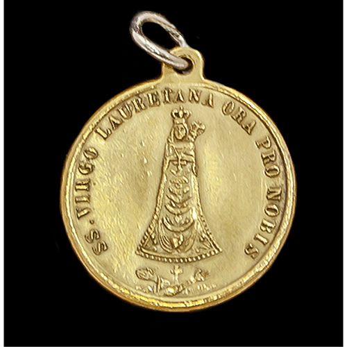 Sub.:14 - Lote: 1290 -  Medalla Virgen Lauretana, ao 1883.