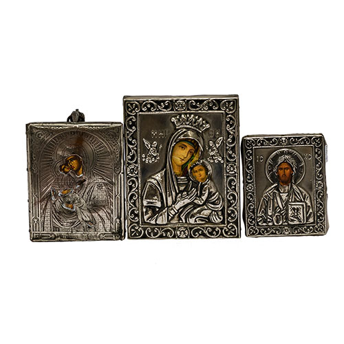 Sub.:15-Oc - Lote: 343 -  Icono Virgen con Ni�o