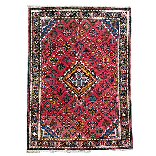 Sub.:15-Oc - Lote: 143 -  Alfombra tipo persa en tonos rojos