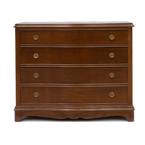 Sub.:15-Oc - Lote: 229 -  C�moda de cuatro cajones en madera patinada