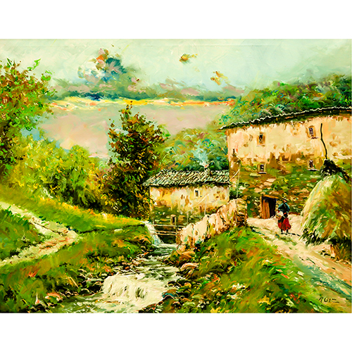 Sub.:16-Oc - Lote: 110 - ESCUELA ESPA�OLA, S.XX Paisaje rural