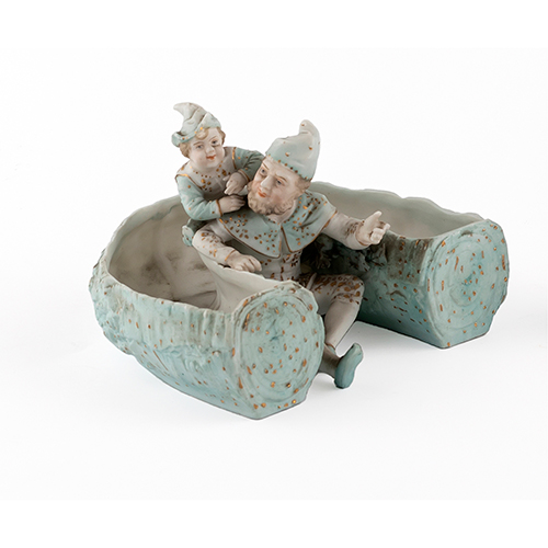 Sub.:16-Oc - Lote: 237 -  Figura biscuit con representaci�n de gnomo.