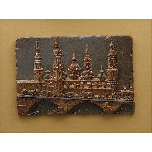 Sub.:16-Oc - Lote: 251 -  Vista del Pilar desde el Puente de Piedra