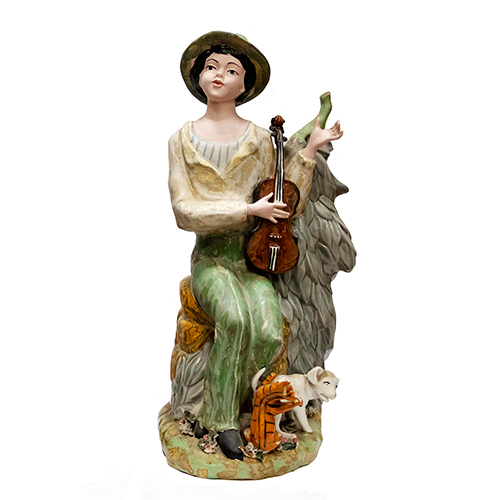 Sub.:16-Oc - Lote: 325 -  Dama con viol�n