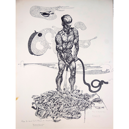 Sub.:16-Oc - Lote: 77 - JULI�N L�PEZ BORREGUERO (Segovia, 1937) Pesca de Arrastre. Rosas.