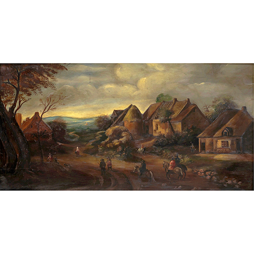 Sub.:16-Oc - Lote: 58 - ESCUELA ESPA�OLA S. XX Vista de pueblo