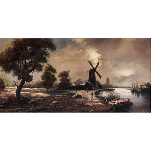 Sub.:16-Oc - Lote: 59 - ESCUELA ESPA�OLA S. XIX-XX El molino