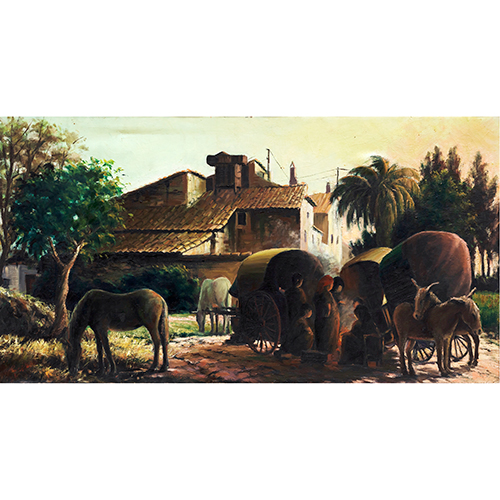 Sub.:16-Oc - Lote: 83 - ESCUELA ESPA�OLA S. XX N�madas