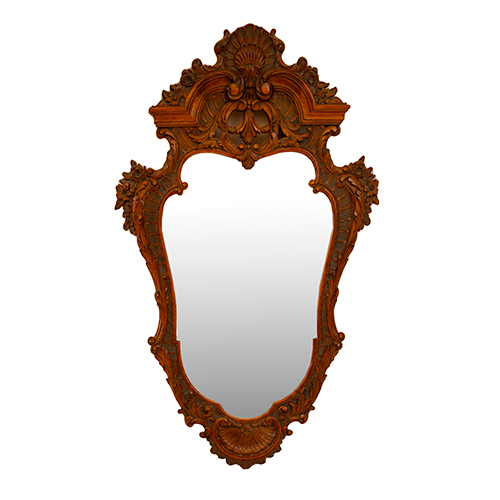 Sub.:16-Oc - Lote: 300 -  Espejo en madera tallada.