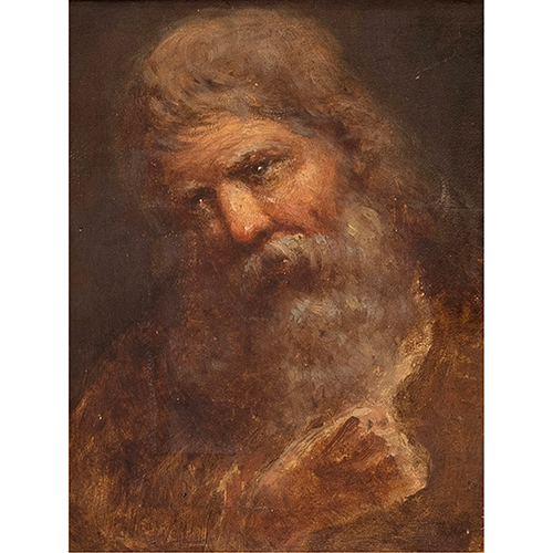 Sub.:16-Oc - Lote: 39 - ESCUELA INGLESA S. XIX Busto hombre barbudo