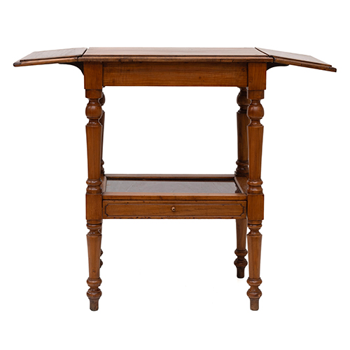 Sub.:16-Oc - Lote: 286 -  Mesa auxiliar de comedor con dos alas y caj�n vitrina abajo