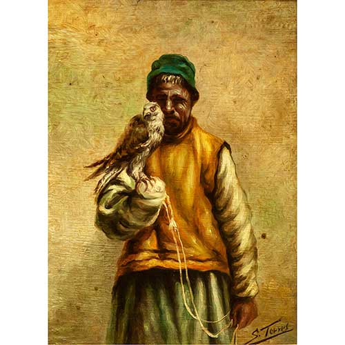 Sub.:17-Oc - Lote: 39 - ESCUELA ESPA�OLA, S.XX Halconero