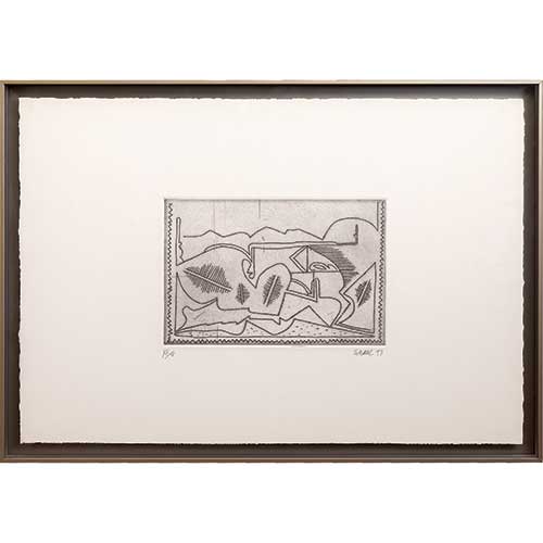 Sub.:17-Oc - Lote: 55 - FRANCISCO JOS� ECHAUZ BUISAN (Madrid, 1927-2011) Aguafuerte