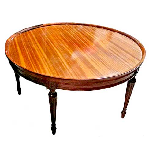 Sub.:17-Oc - Lote: 295 -  Mesa de centro circular estilo neocl�sico.