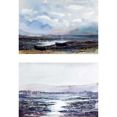 Sub.:17-Oc - Lote: 11 - ESCUELA ESPA�OLA, S. XX Vistas de r�a