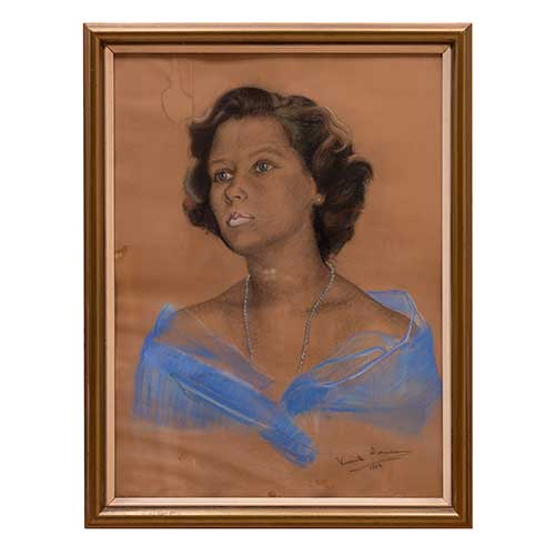 Sub.:17-Oc - Lote: 5 - ESCUELA ESPA�OLA S. XX Retrato de dama