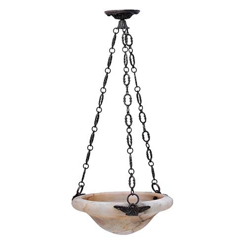 Sub.:17-Oc - Lote: 473 -  L�mpara en alabastro