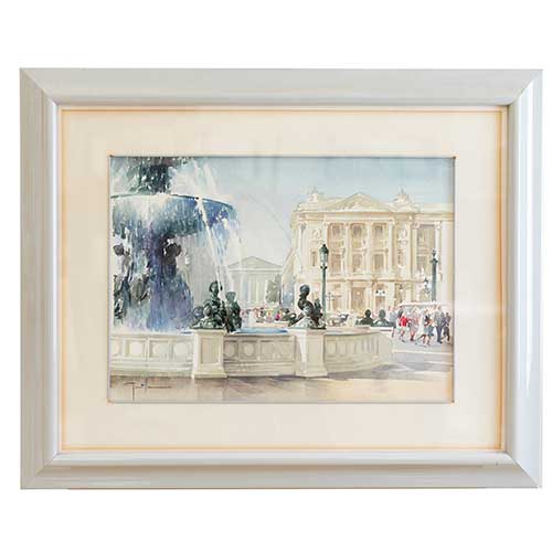 Sub.:17-Oc - Lote: 59 - GUILLERMO PEREZ BAYLO (Zaragoza, 1911- Tarragona, 2000) Plaza de la Concordia Paris.