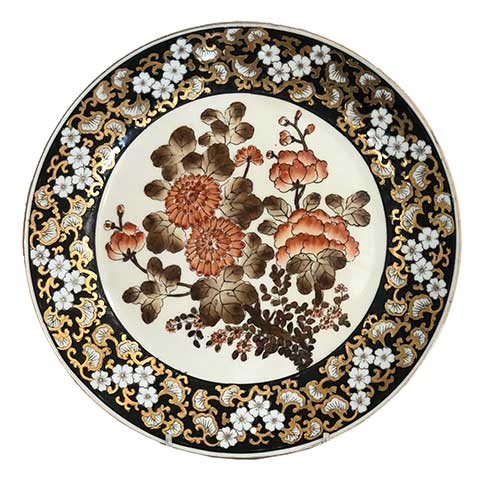 Sub.:17-Oc - Lote: 119 -  Plato en porcelana de Macao