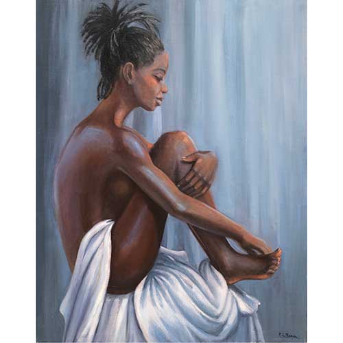 Sub.:17-Oc - Lote: 17 - MARIA PILAR TENA Mujer de color