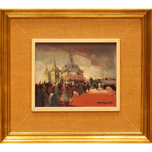 Sub.:17-Oc - Lote: 51 - JUAN MONTESINOS (�beda 1914 - 1978) Procesi�n de la Virgen del Puerto