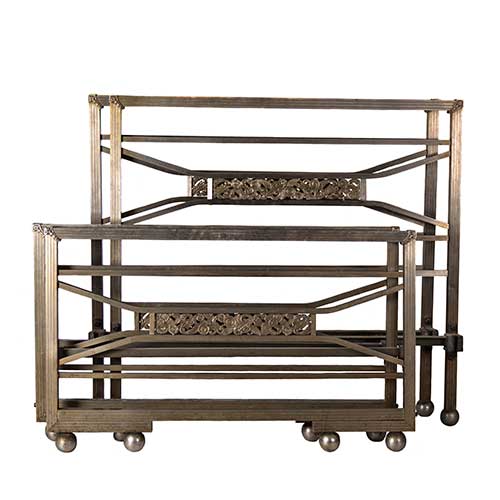 Sub.:17-Oc - Lote: 220 -  Pareja de camas en metal.