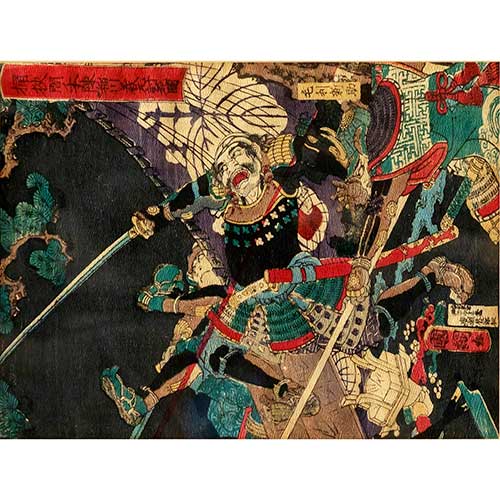 Sub.:18-Oc - Lote: 192 - ESCUELA JAPONESA S.XIX Escena japonesa