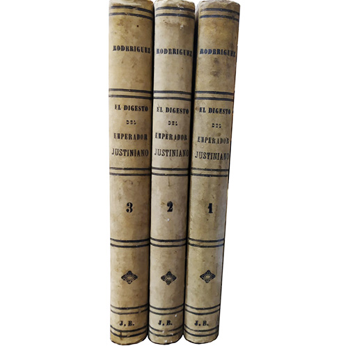 Sub.:18 - Lote: 2034 -  El Digesto del emperador Justiniano