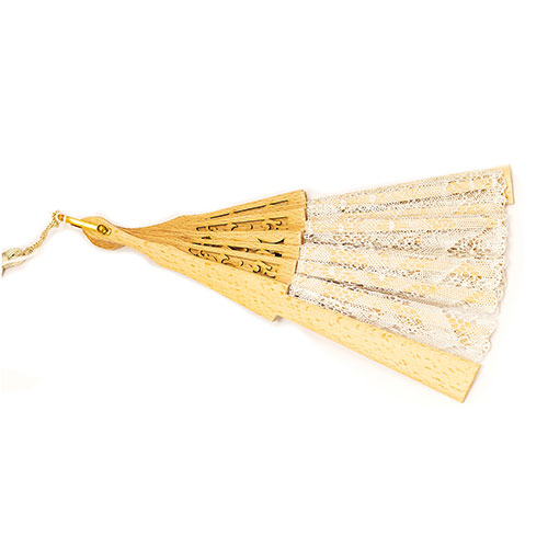 Sub.:18 - Lote: 1293 -  Abanico realizado en madera de haya.