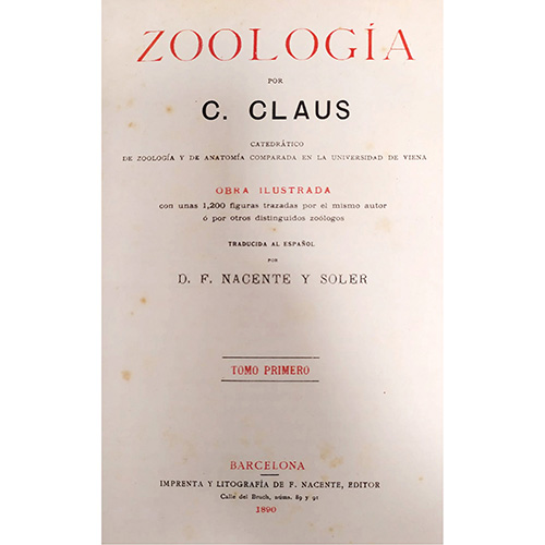 Sub.:18 - Lote: 2059 -  Los tres Reinos de la Naturaleza, Zoolog�a (6 tomos)