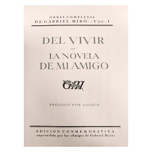 Sub.:18 - Lote: 2045 -  Obras completas de Gabriel Mir� (12 vol)