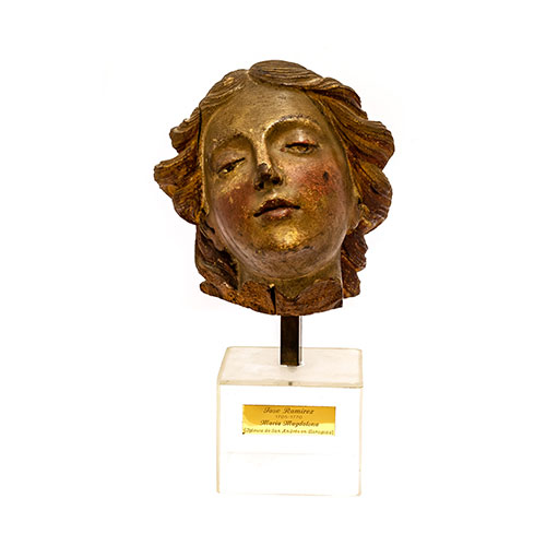 Sub.:18 - Lote: 1324 - ESCUELA ESPA�OLA S. XVII Cabeza de mujer