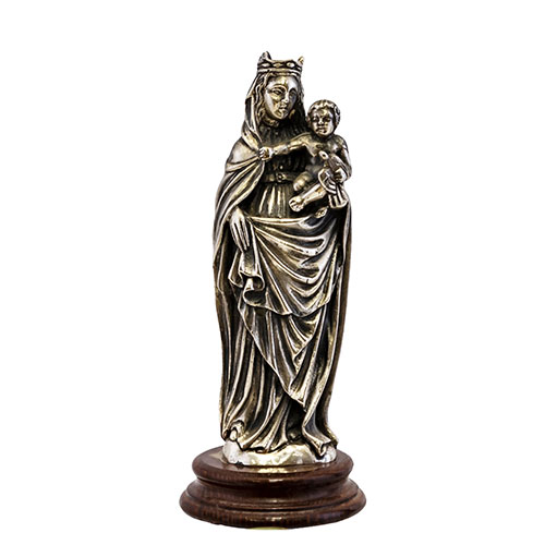 Sub.:18 - Lote: 1345 -  Virgen del Pilar electr�lisis.
