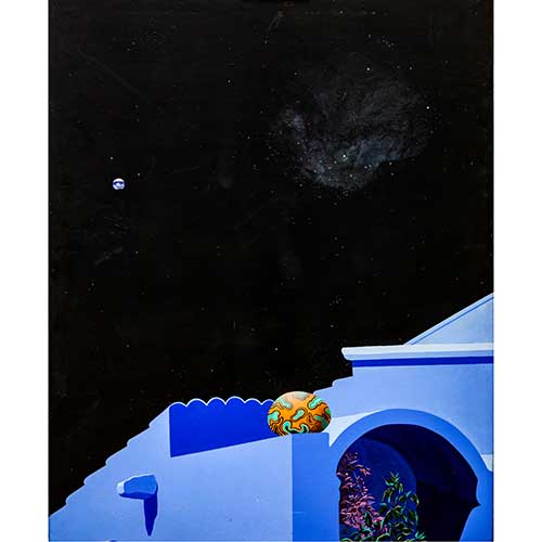 Sub.:18 - Lote: 103 -  Cielo estrellado sobre Menorca.