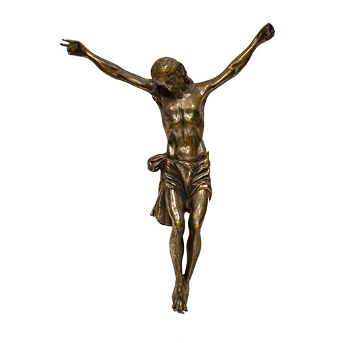 Sub.:19 - Lote: 198 -  Cristo en bronce.S.XX.