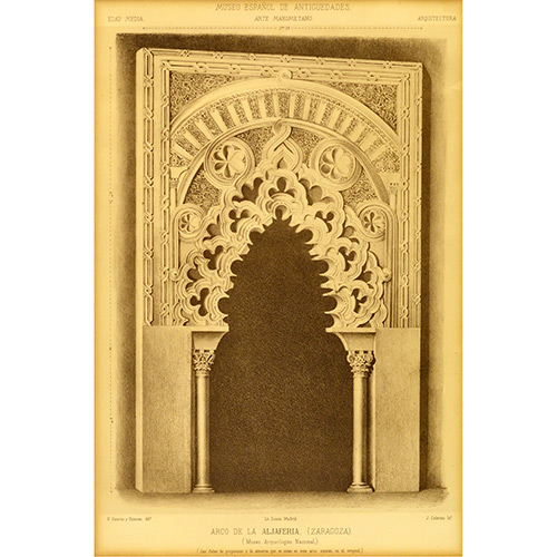 Sub.:19 - Lote: 1096 - JOS CEBRIN GARCA (Loja, Granada, 1839-1904) Arco polibulado de la Alfajera