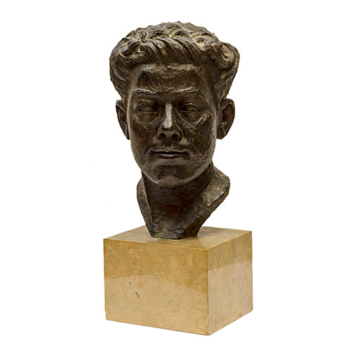 Sub.:19 - Lote: 188 - DIEGO FRANCISCO BRET�N GARC�A LE�ERO (Toledo, 1898 - Zaragoza, 1970) Busto de hombre