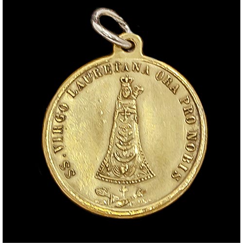 Sub.:2-On - Lote: 87 -  Medalla Virgen Lauretana, ao 1883.