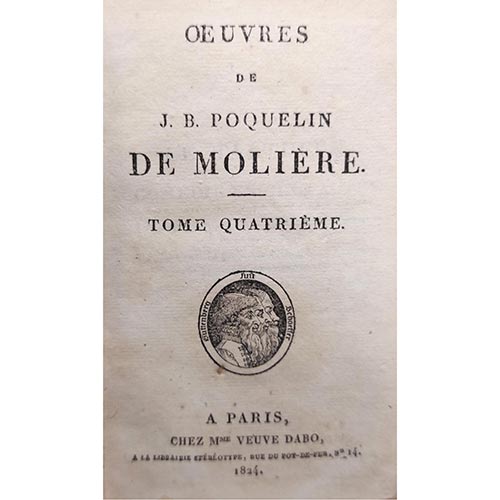 Sub.:2-On - Lote: 2112 -  Oeuvres de J.B. Poquelin Moliere