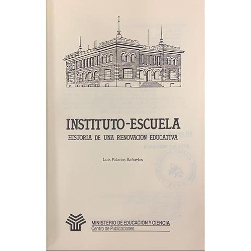 Sub.:2-On - Lote: 2005 -  Instituto Escuela: historia de una renovacin educativa
