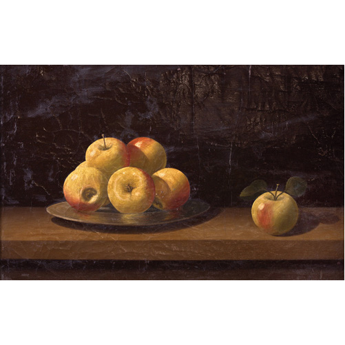 Sub.:2 - Lote: 100 - ESCUELA ESPAOLA, C.1900 Bodegn de manzanas