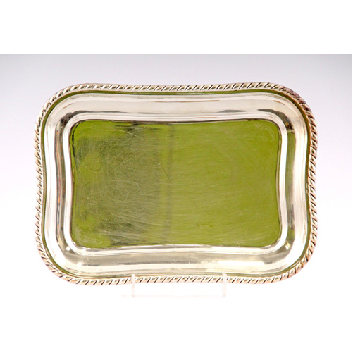 Sub.:2 - Lote: 1561 -  Tarjetero gallonado de alpaca.