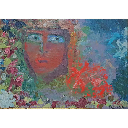 Sub.:2 - Lote: 1517 -  Cara entre flores.