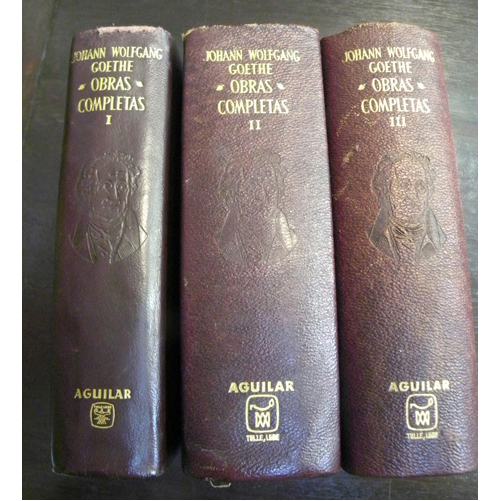 Sub.:2 - Lote: 2140 -  Aguilar. GOETHE, Johann WOLFGANG. 