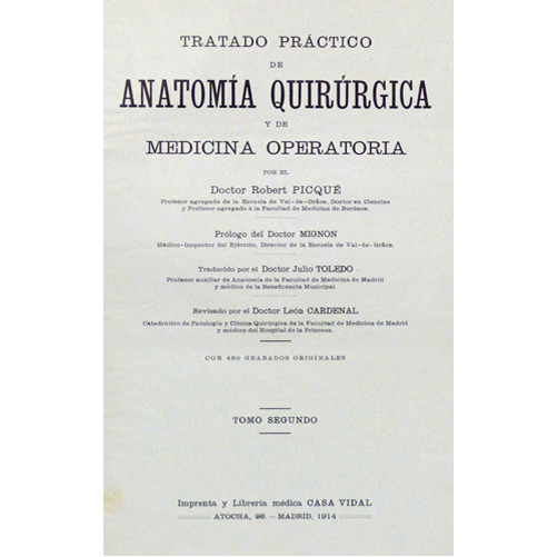 Sub.:2 - Lote: 2125 -  Medicina. PICQU�, Robert. 