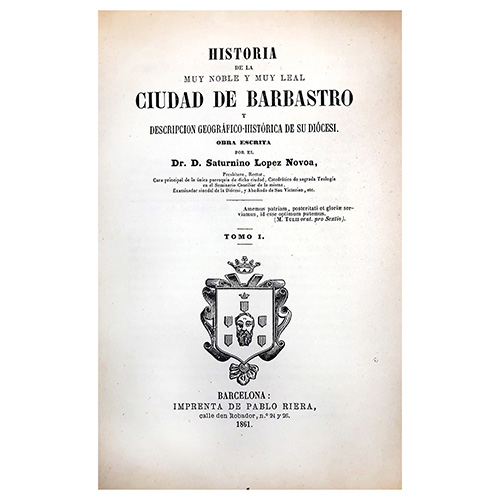 Sub.:20 - Lote: 2029 -  Historia. L�PEZ NOVOA, S., 