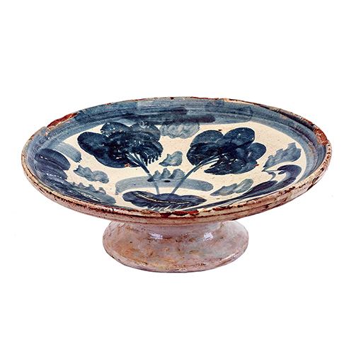 Sub.:20 - Lote: 1380 -  Salvilla realizada en cer�mica de Teruel. S. XVIII. 