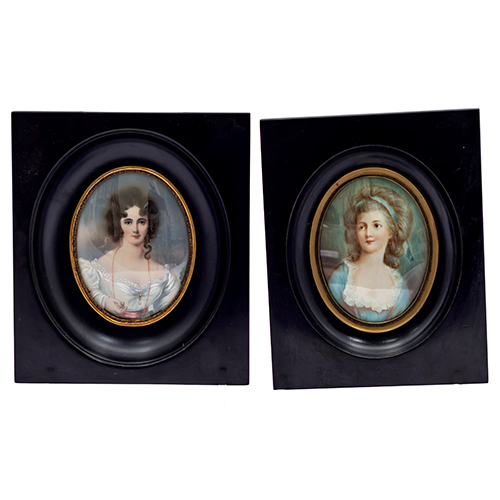 Sub.:20 - Lote: 1396 -  Retrato de damas