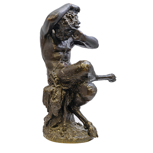 Sub.:20 - Lote: 1364 - MODELO DE CLAUDE MICHEL CLODION (1738-1814) Fauno