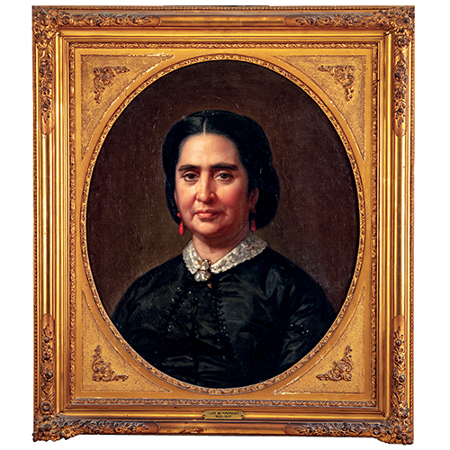 Sub.:20 - Lote: 1041 - LUIS DE MADRAZO Y KUNTZ (1825-1897) Retrato de dama
